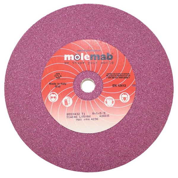 Stens Blade Grinding Wheel 750-045 For 8" X 1" X 5/8" 46 Grit Ruby 750-045